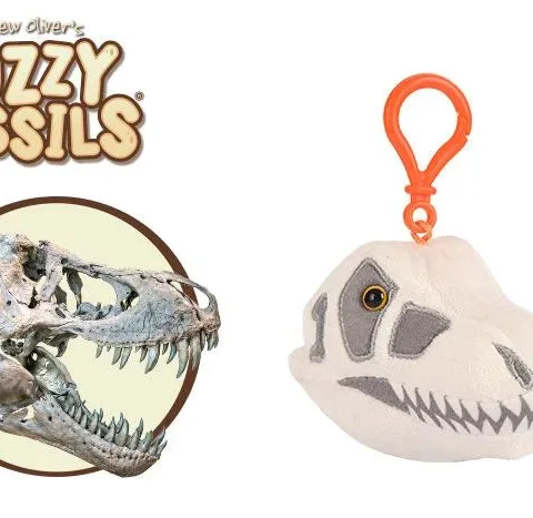 GIANTmicrobes T. Rex Skull Keychain