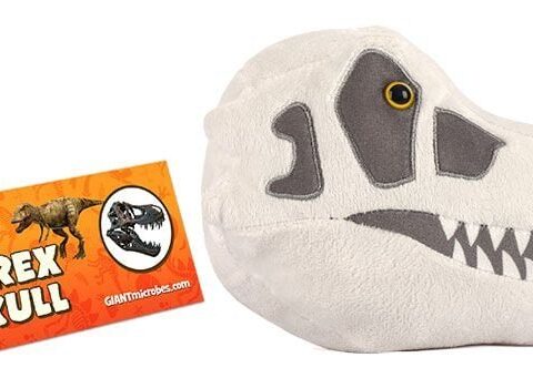 GIANTmicrobes T. Rex Skull Plush