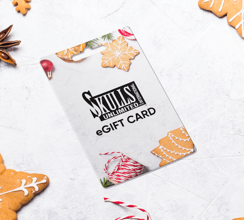 Skulls Unlimited E-Gift Cards: The Perfect Gift for Skull Lovers!