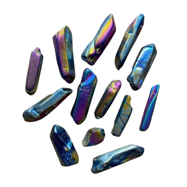 Titanium Aura Quartz Mineral Specimen – Large