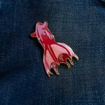 Vampire Squid Enamel Pin (Vampyroteuthis infernalis)
