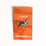 Velociraptor Enamel Pin (Velociraptor mongoliensis)